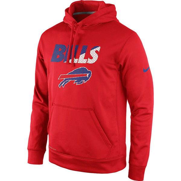 Men Buffalo Bills Nike Kick Off Staff Performance Pullover Hoodie Red